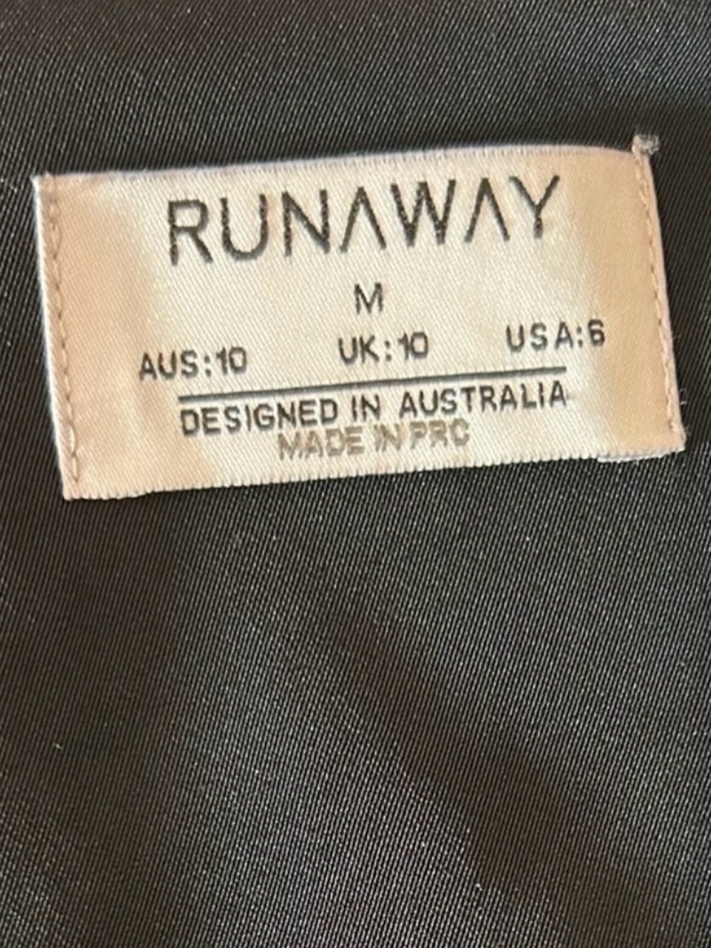 Runaway The Label Black Ruffle Bell Sleeve Mini Dress Size 6 (US) Witchy, Gothic - Picture 6 of 11